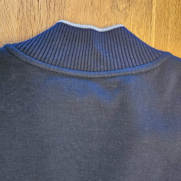 Cutter & Buck Supima Cotton - Quarter Button-up Sweater - Navy Blue - Men's XL - Picture 10 of 10